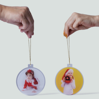 Enfeite de Natal de Acr&iacute;lico
